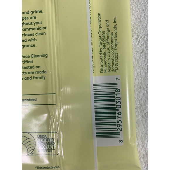 Ever Spring Multi-Surface Cleaning Wipes Lemon & Mint Scent- 10 Wipes- Lot Of 12 - Picture 4 of 5